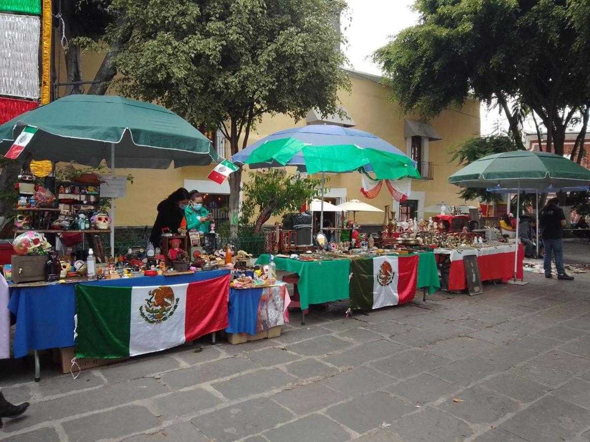 Hostal Azul Puebla Barrio El Alto المظهر الخارجي الصورة